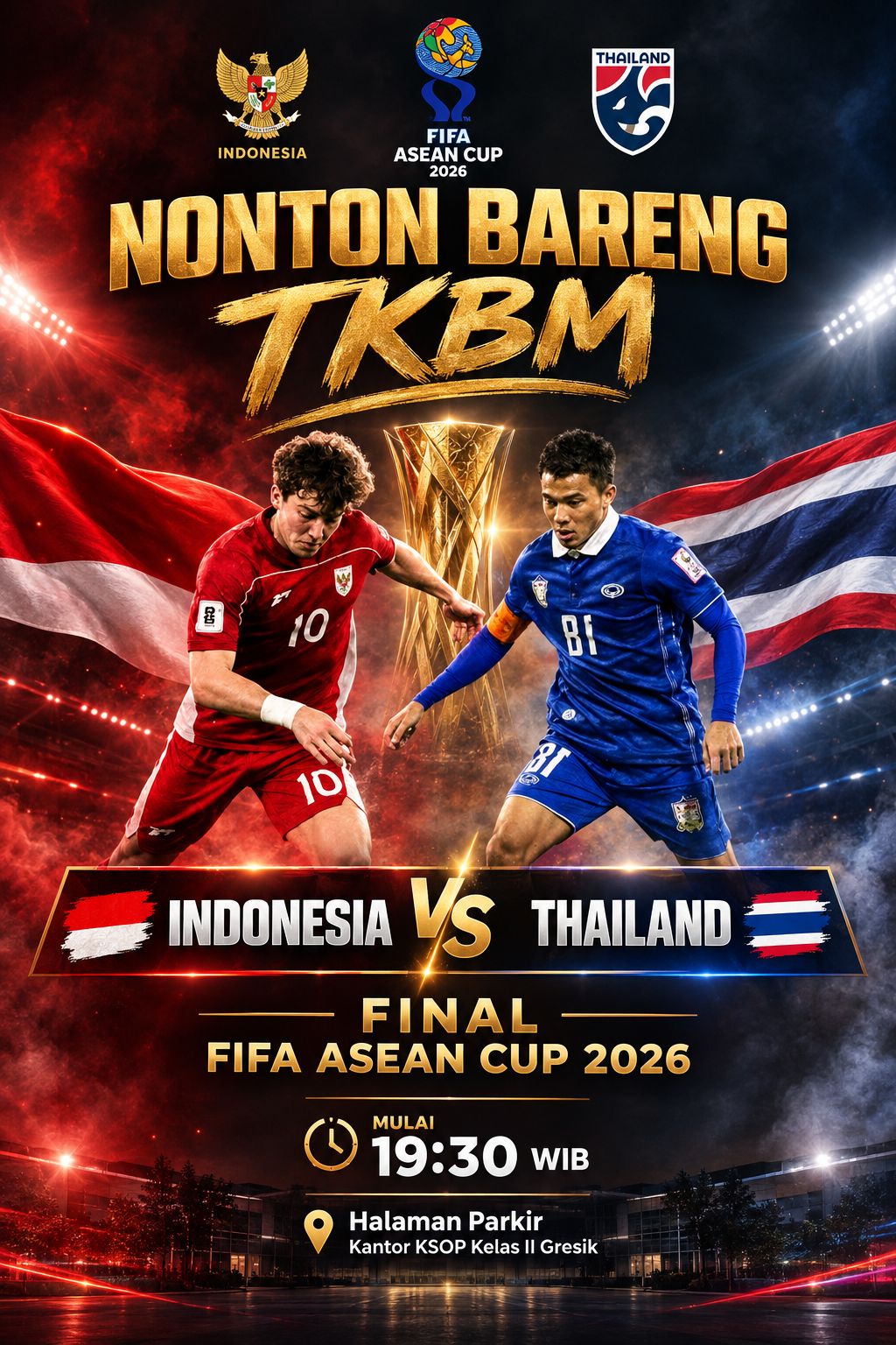 NONTON BARENG FINAL FIFA ASEAN CUP 2026 DAN SOSIALISASI K3